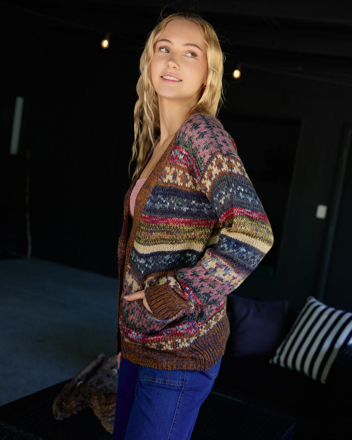 MARGI CARDIGAN WOODLAND
