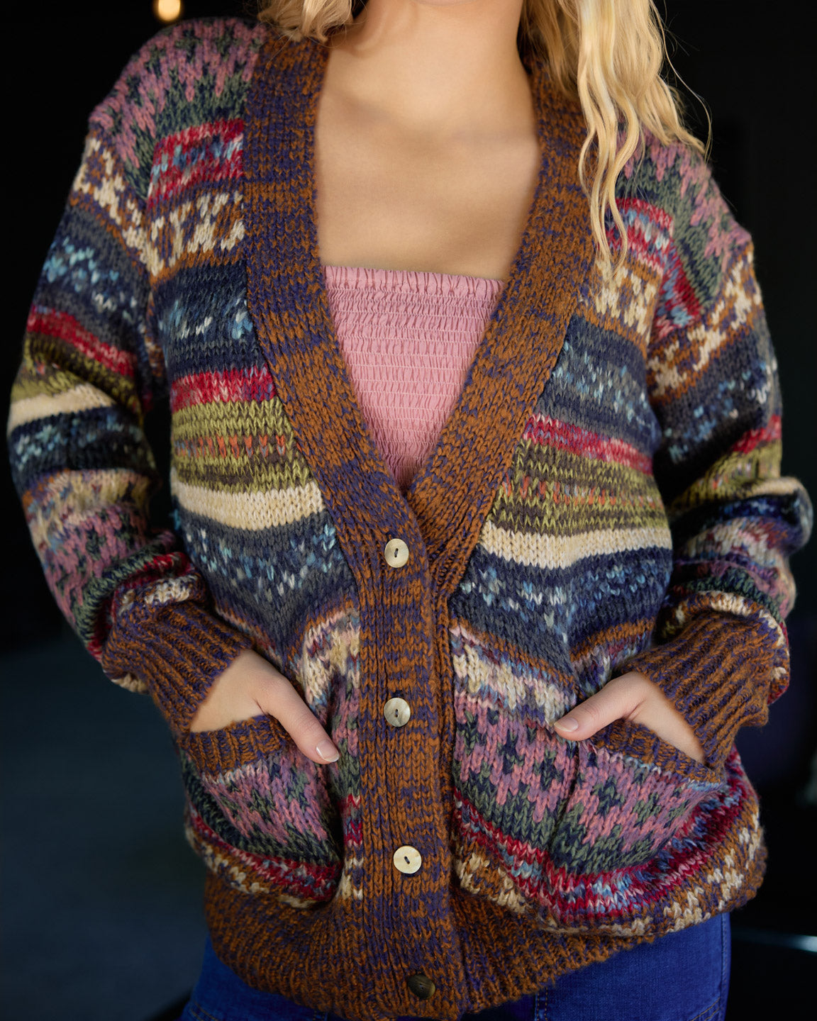 MARGI CARDIGAN WOODLAND
