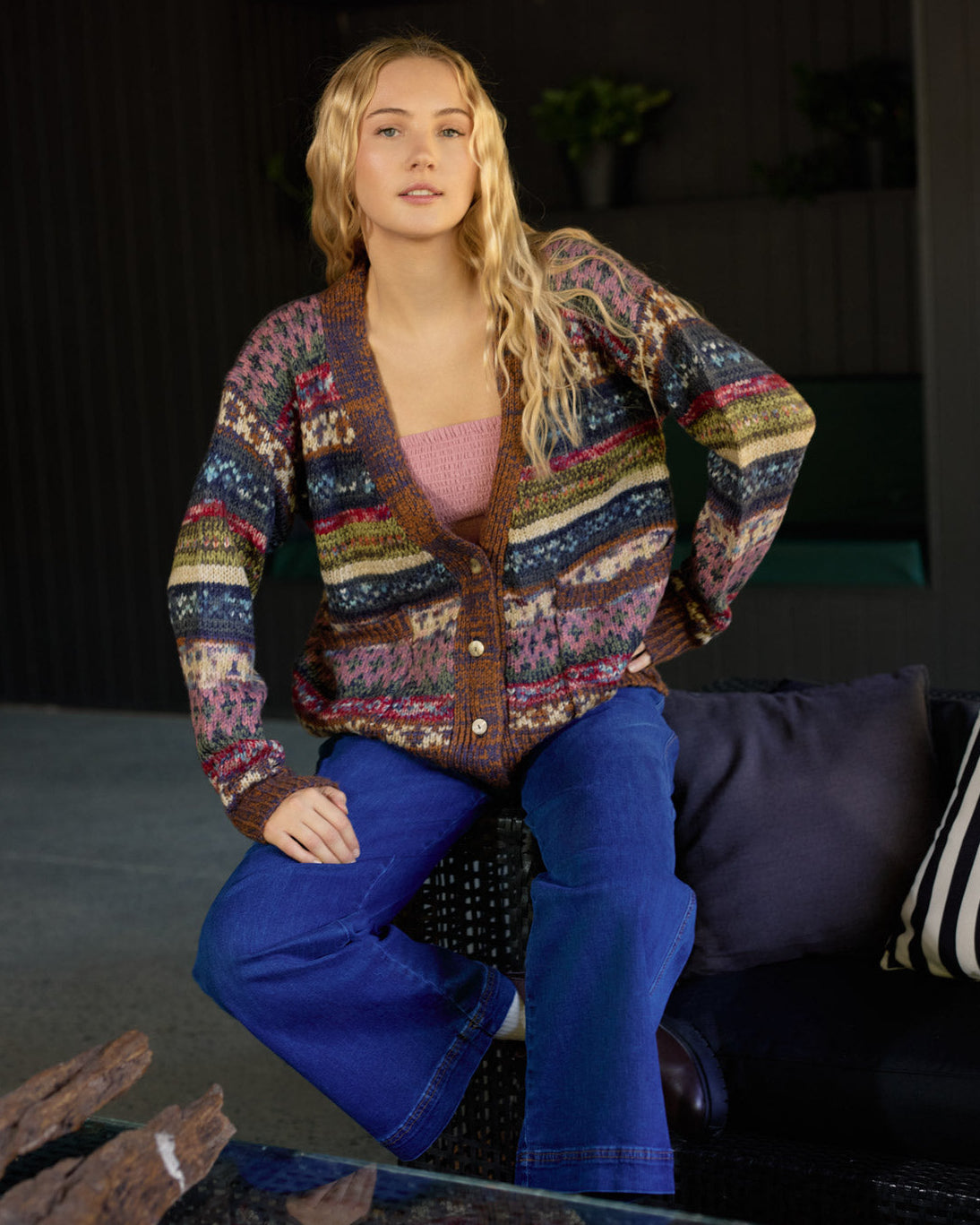 MARGI CARDIGAN WOODLAND