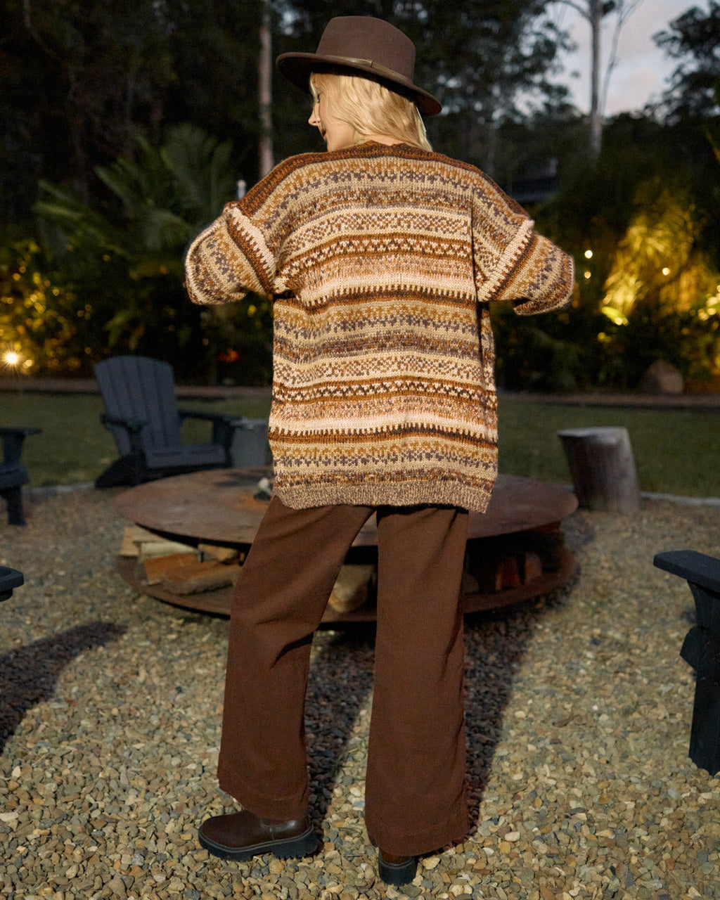 ALMA CARDIGAN OAK