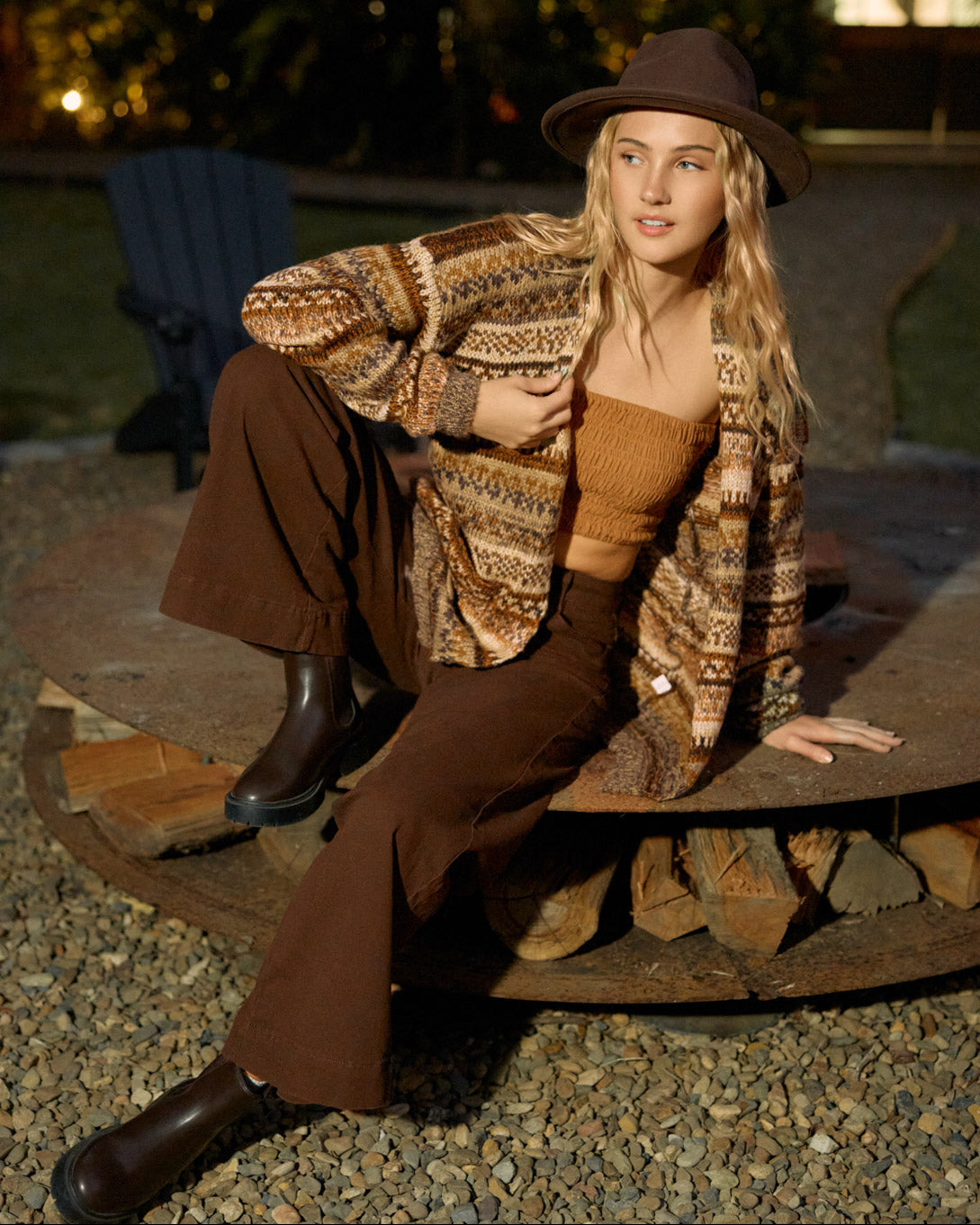 ALMA CARDIGAN OAK