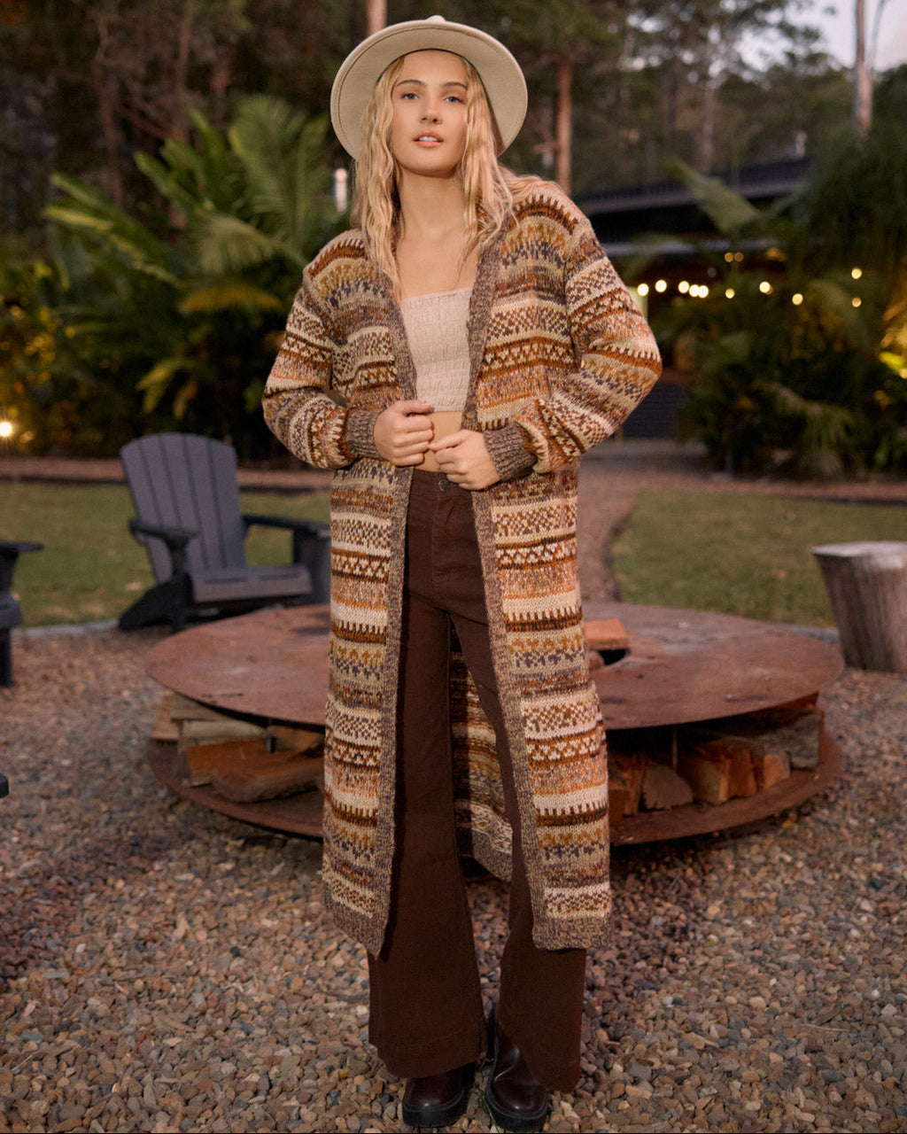 ELLA CARDIGAN OAK