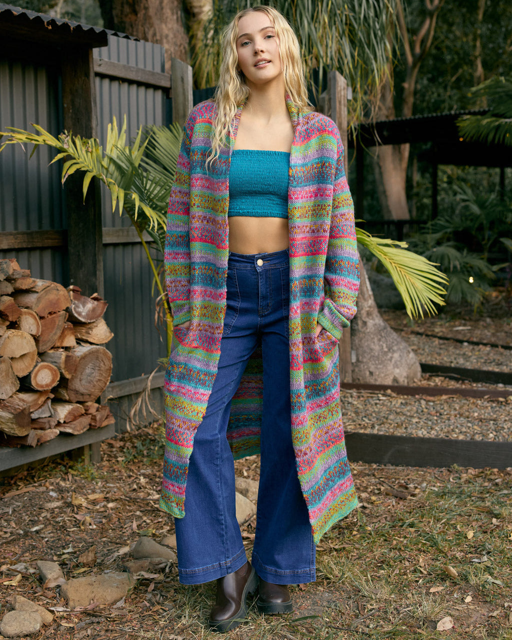 KELLY CARDIGAN PARAKEET