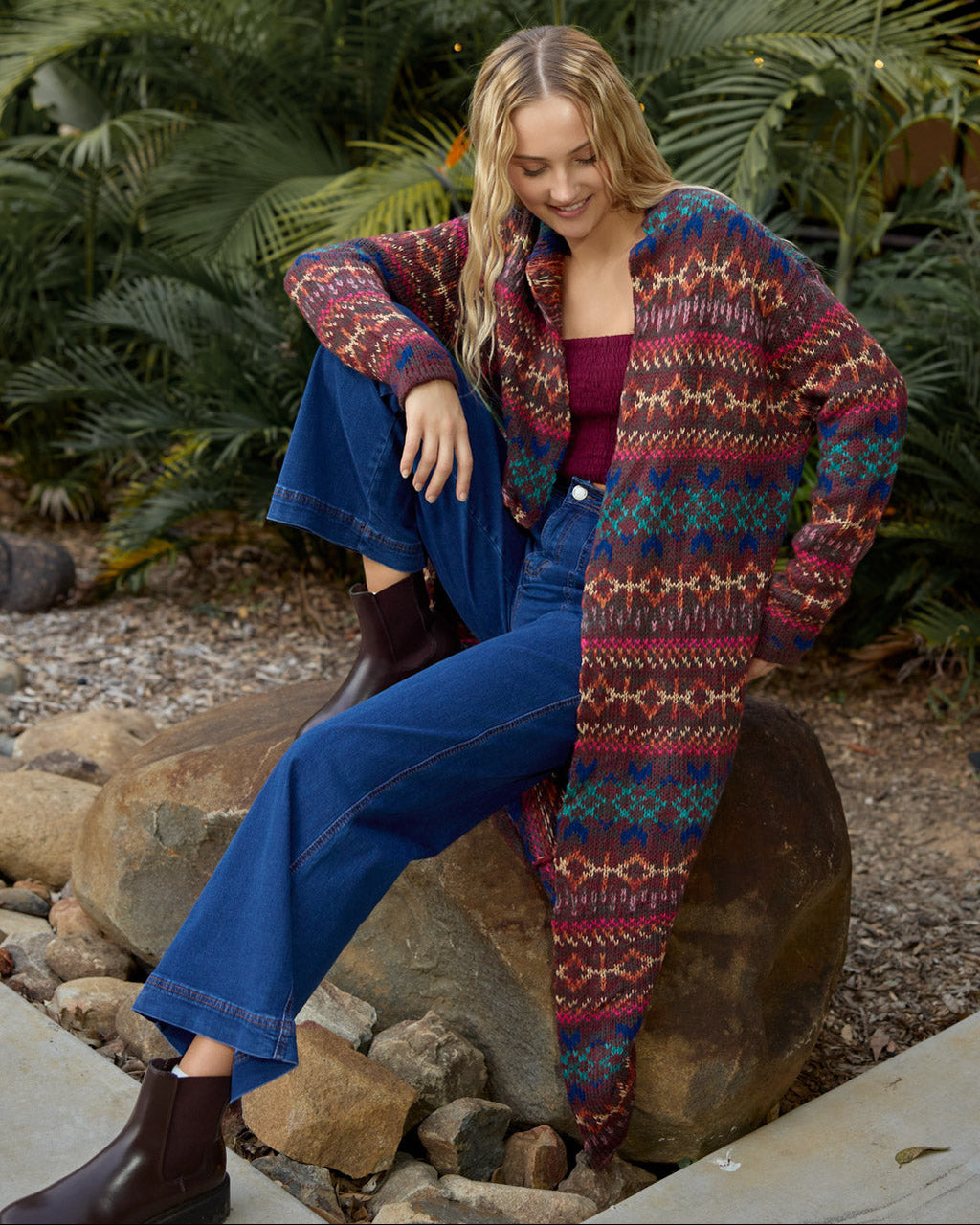 KELLY CARDIGAN SUNSET