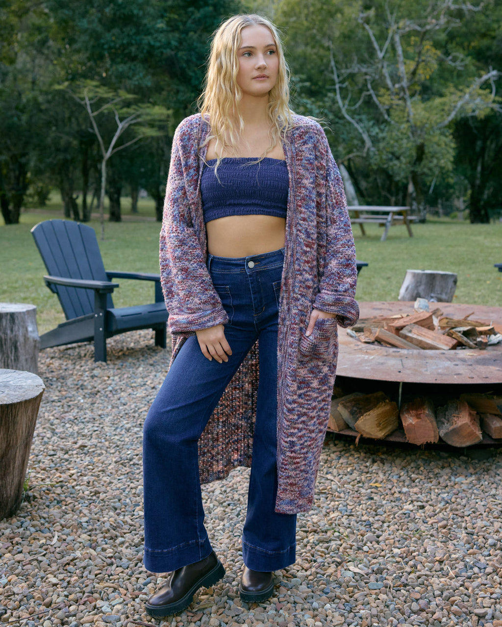 FRANKIE CARDIGAN OXFORD