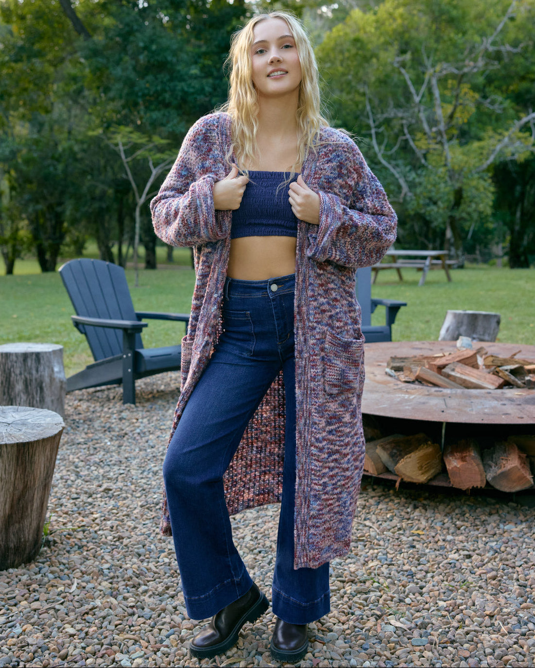 FRANKIE CARDIGAN OXFORD