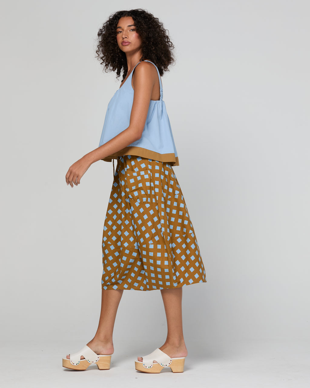 GURU SKIRT GEO CHECK