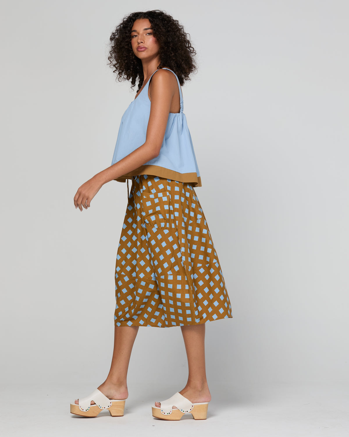 GURU SKIRT GEO CHECK