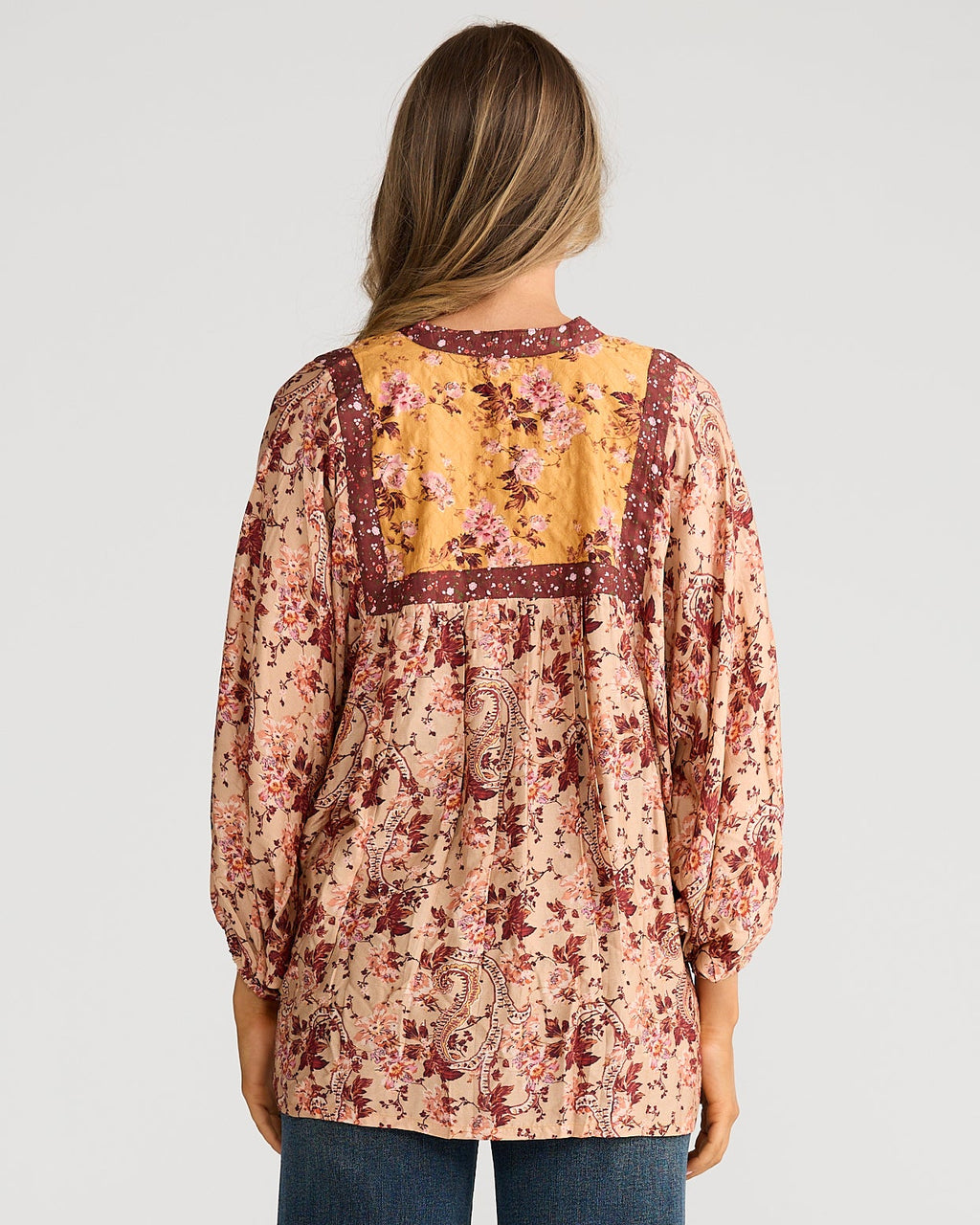 ISLA TOP BEIGE WILDFLOWER