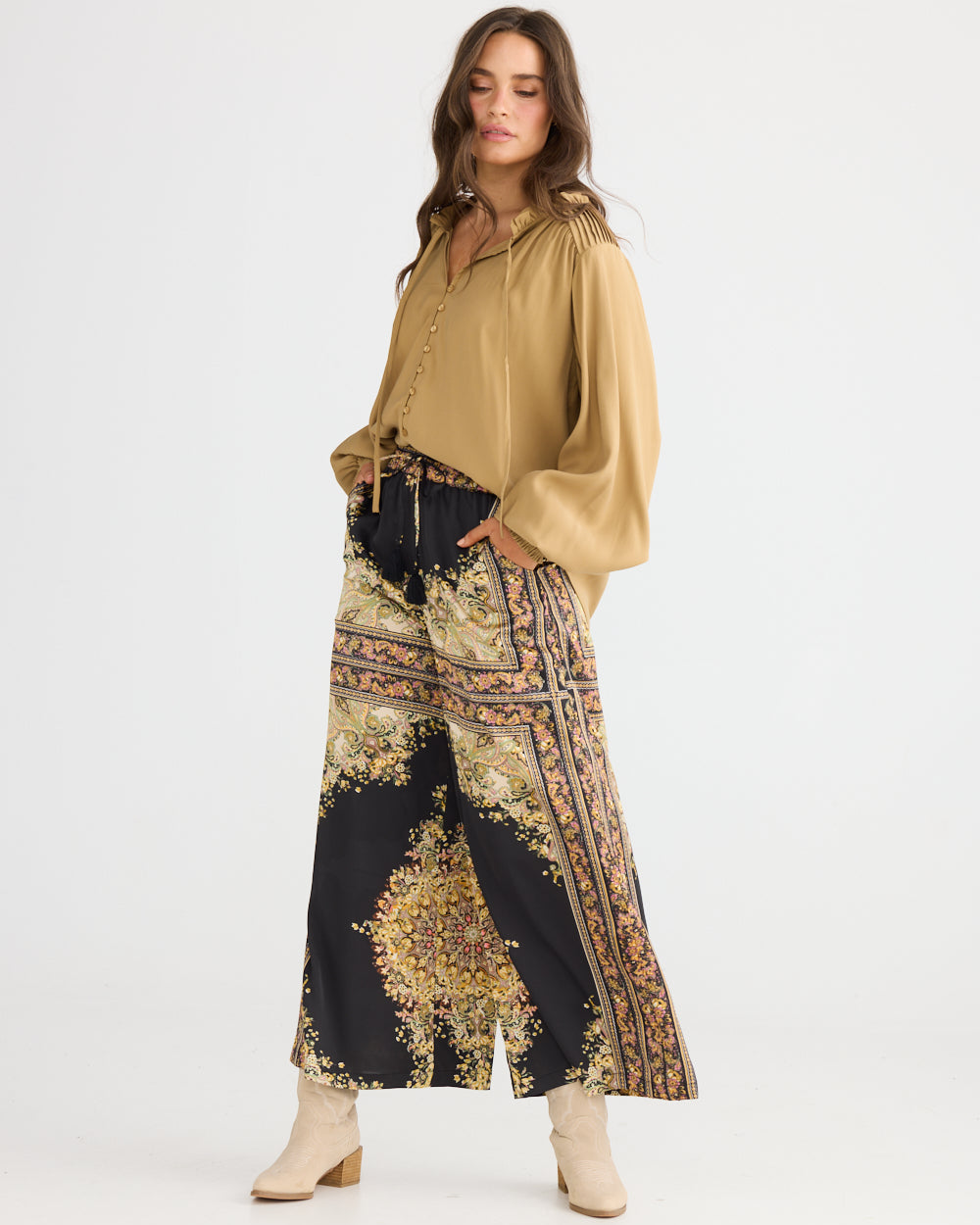 FREEDOM PANT BLACK PAISLEY