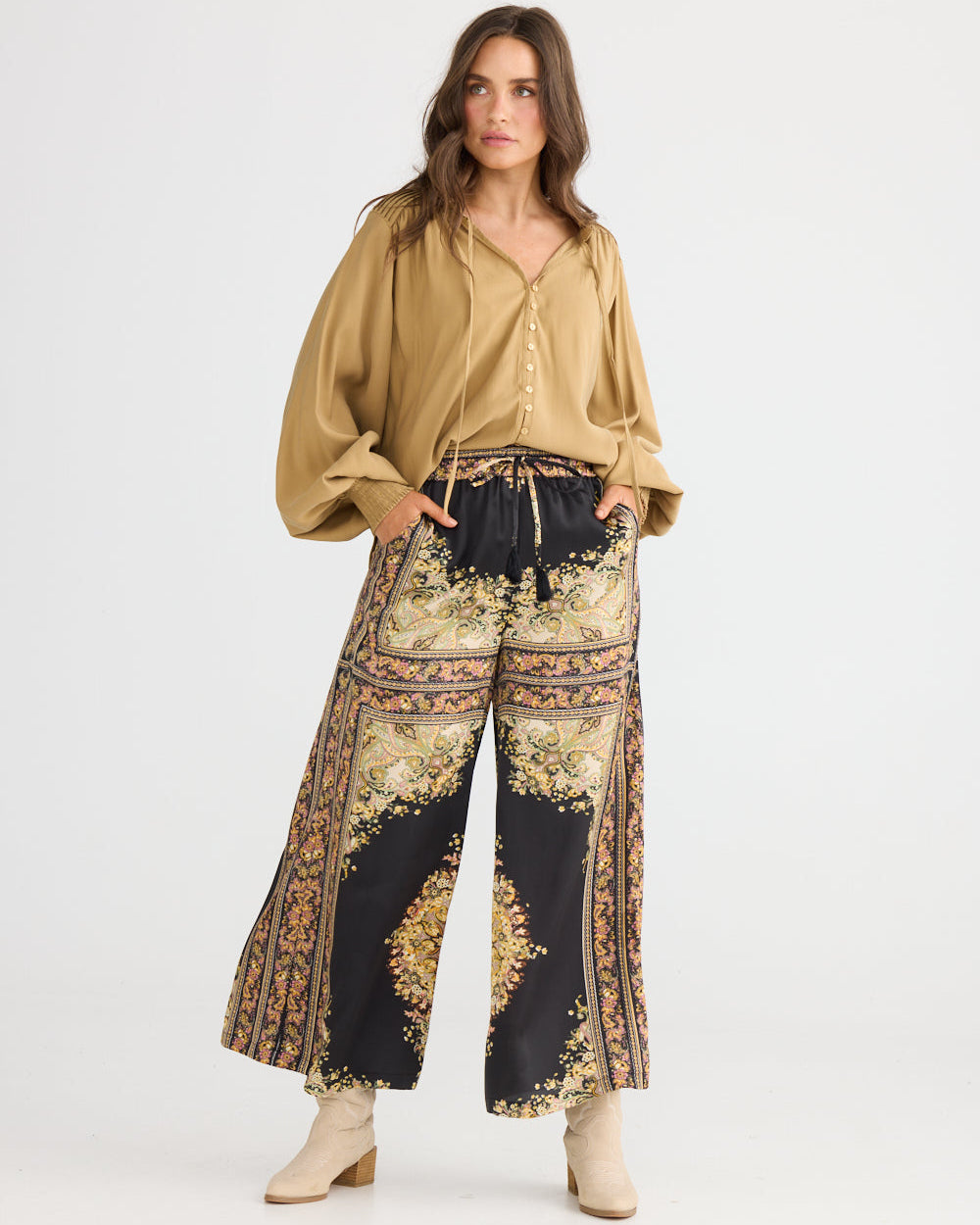 FREEDOM PANT BLACK PAISLEY