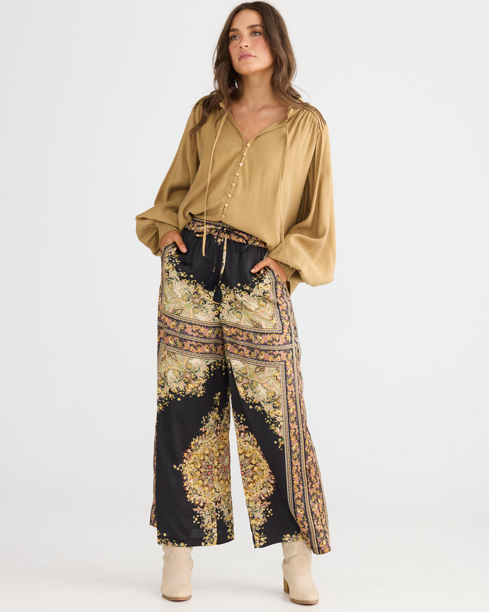 FREEDOM PANT BLACK PAISLEY