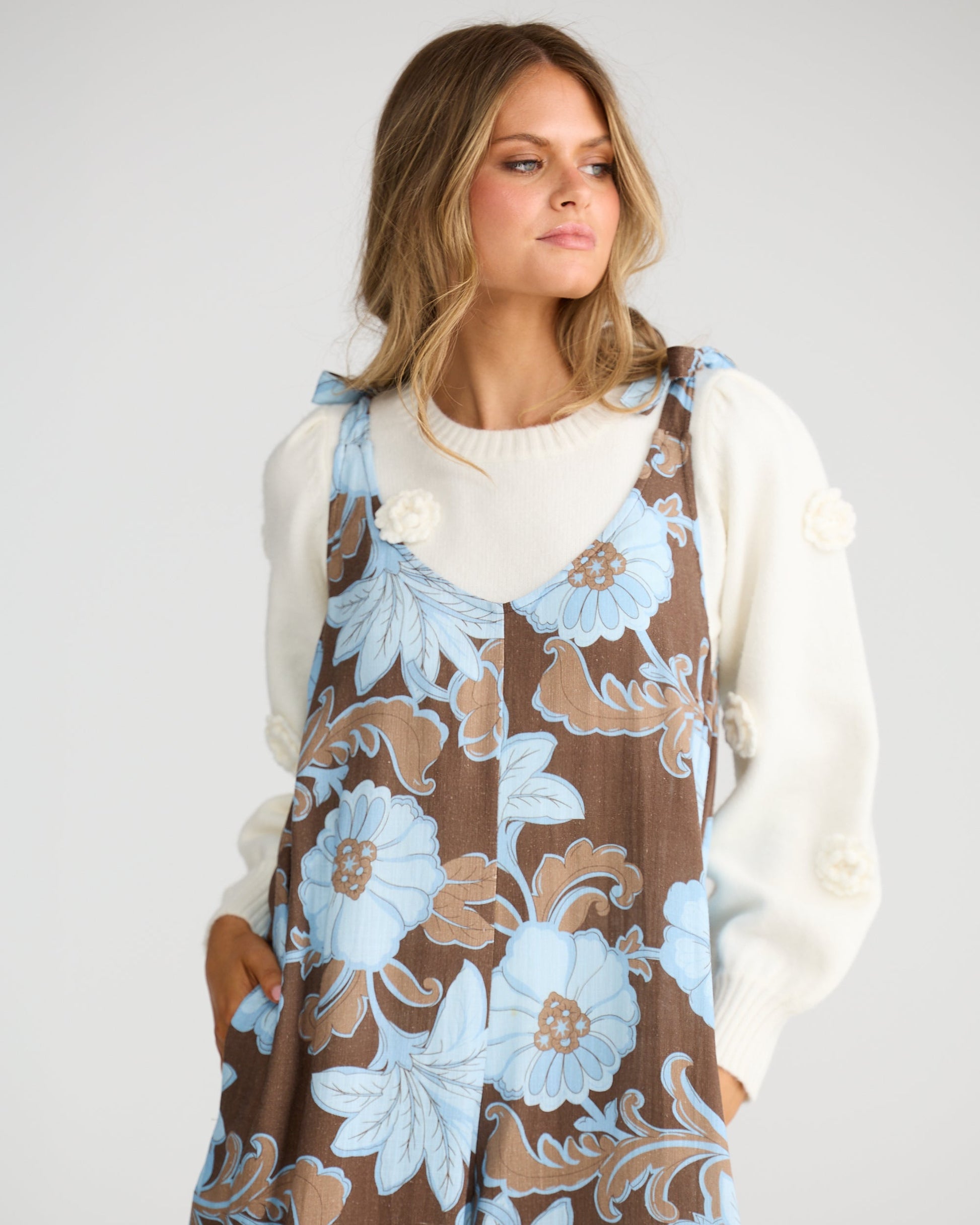 TEMPLE JUMPSUIT CHOCOLATE IBIZA