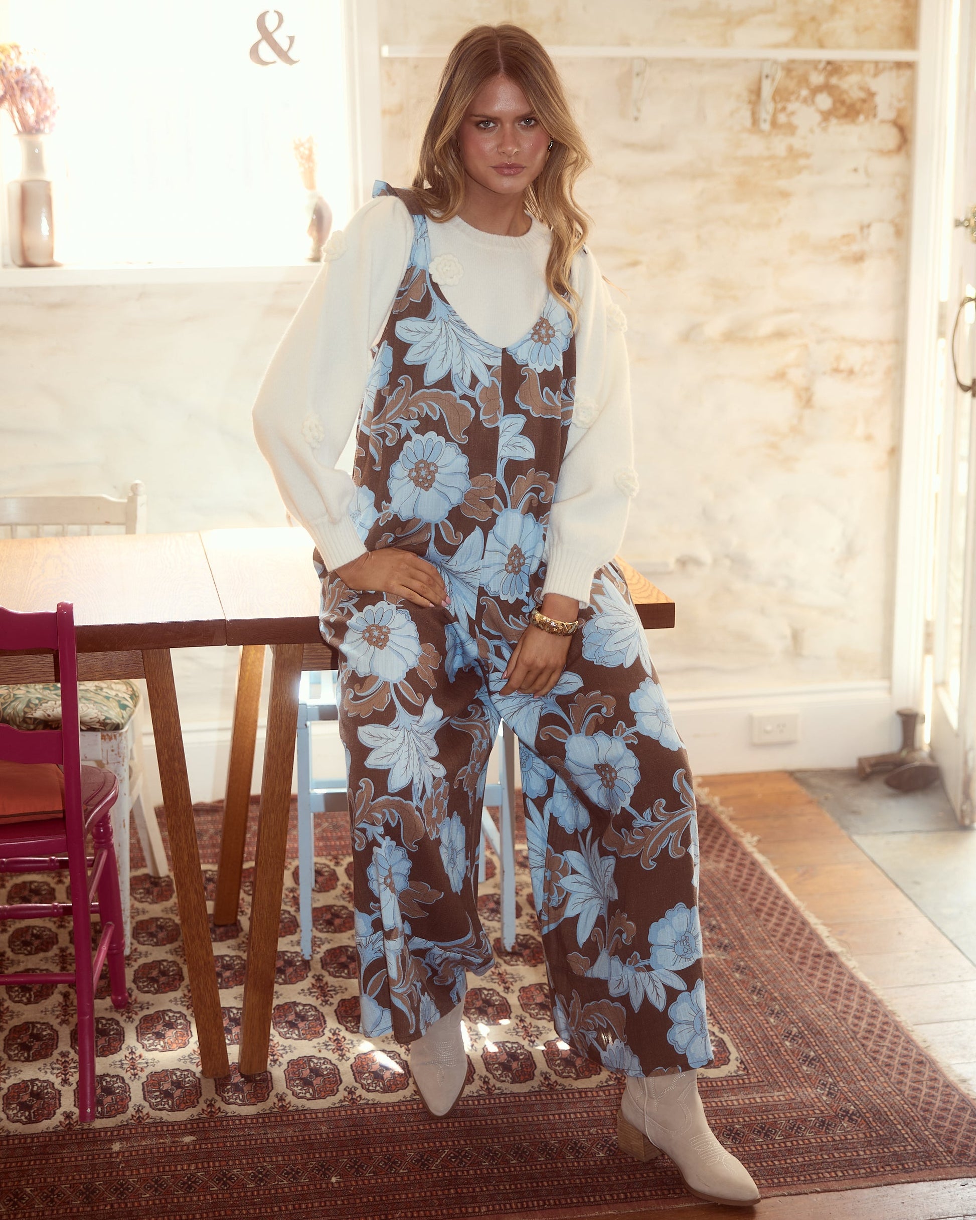 TEMPLE JUMPSUIT CHOCOLATE IBIZA