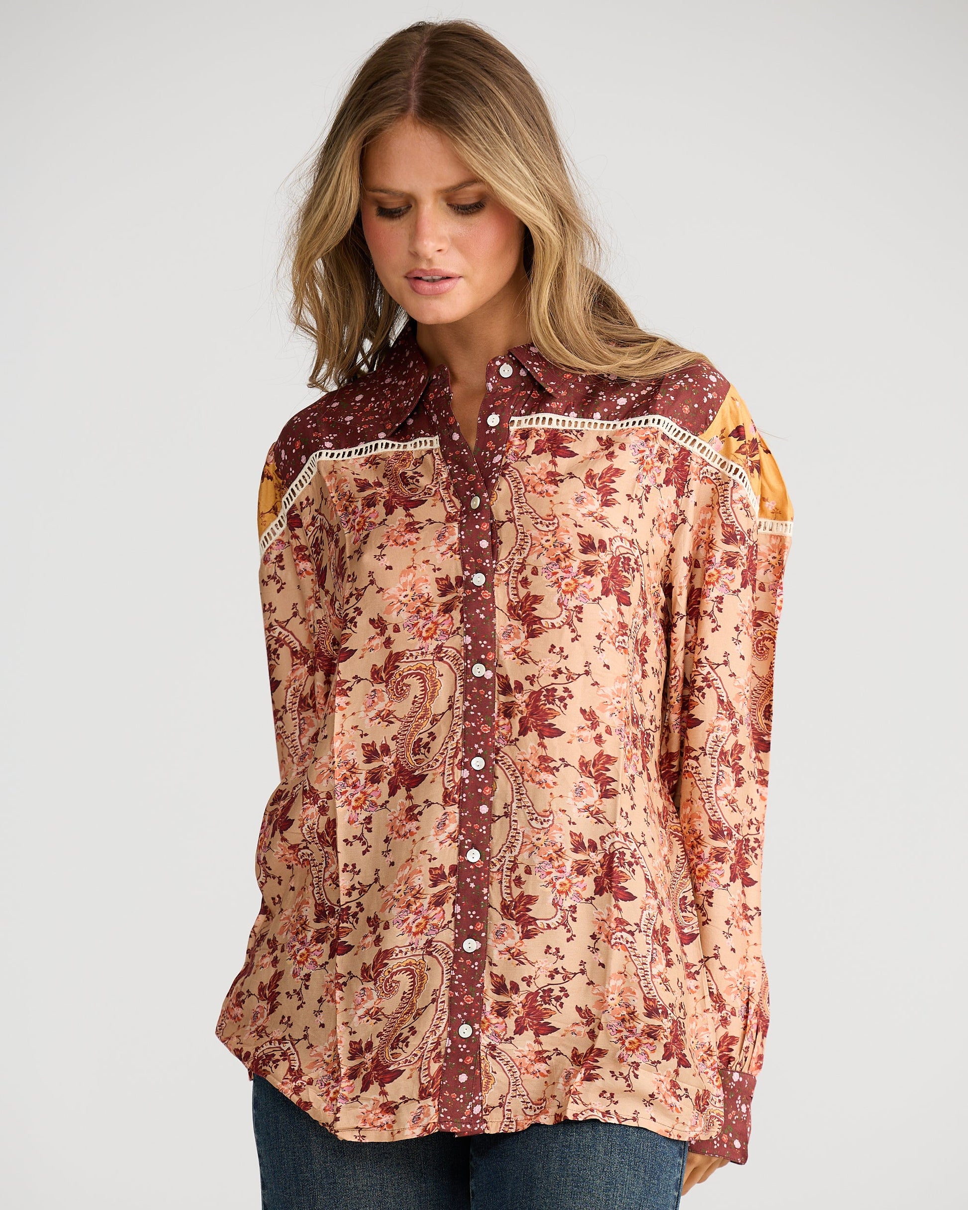 WILDFLOWER SHIRT WILDFLOWER SPLICE