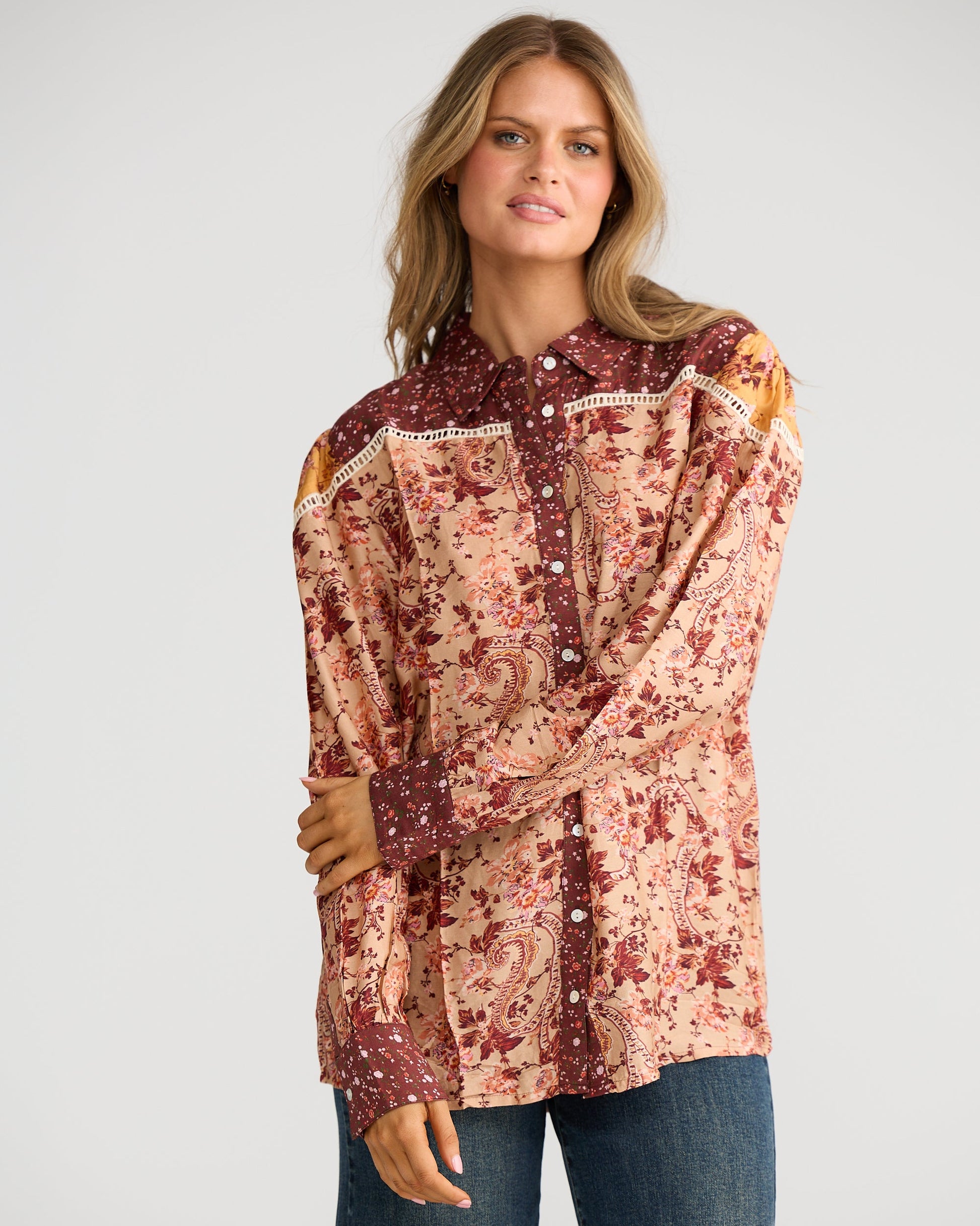 WILDFLOWER SHIRT WILDFLOWER SPLICE