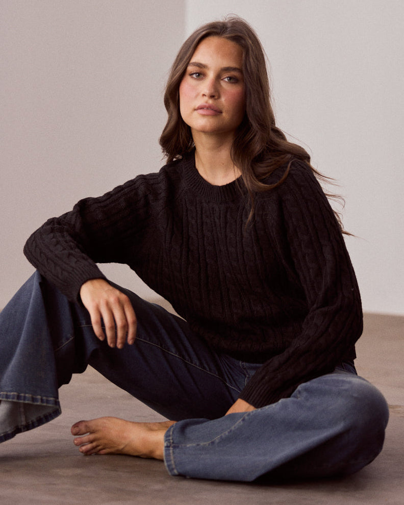 ELLIE KNIT BLACK