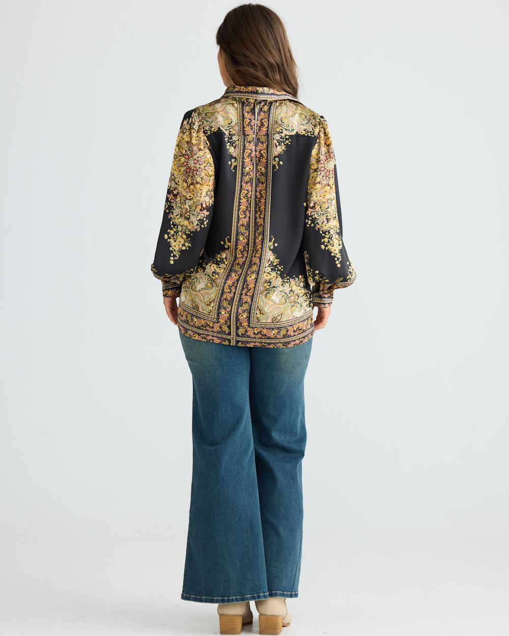 RUNE SHIRT BLACK PAISLEY