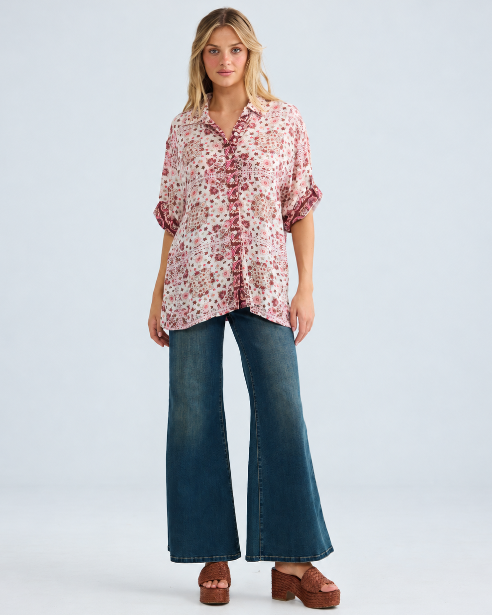 IMANI SHIRT CHAI FLORAL
