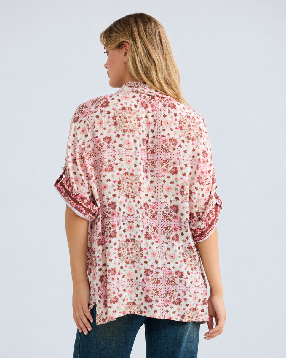 IMANI SHIRT CHAI FLORAL