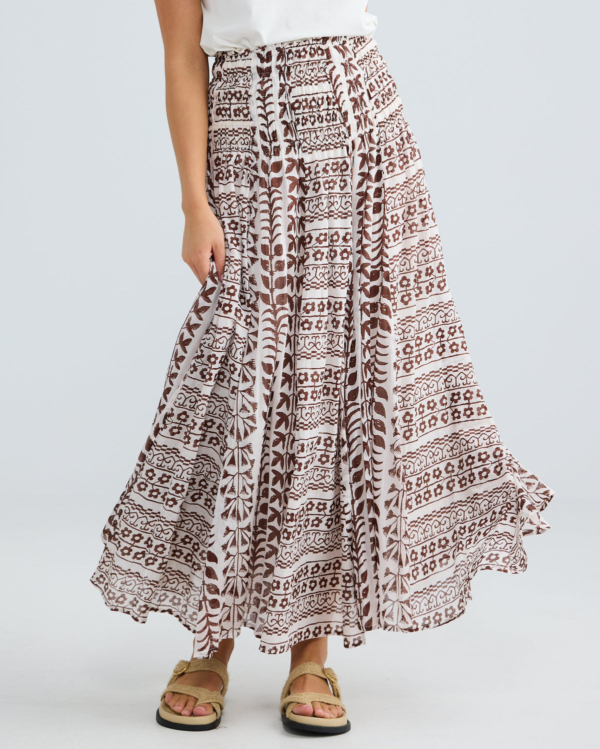 BALMORAL SKIRT CHOCOLATE PARO