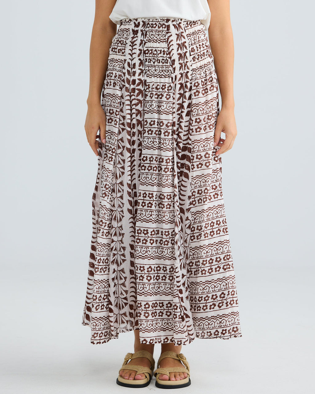 BALMORAL SKIRT CHOCOLATE PARO