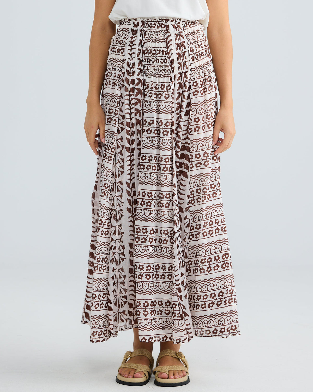 BALMORAL SKIRT CHOCOLATE PARO
