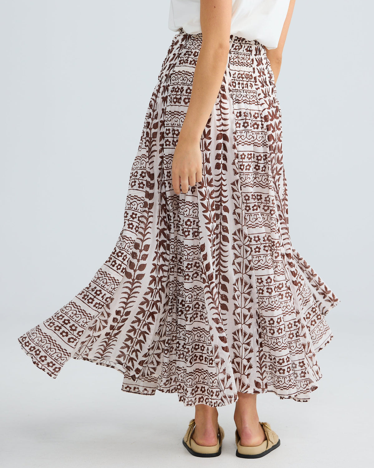 BALMORAL SKIRT CHOCOLATE PARO