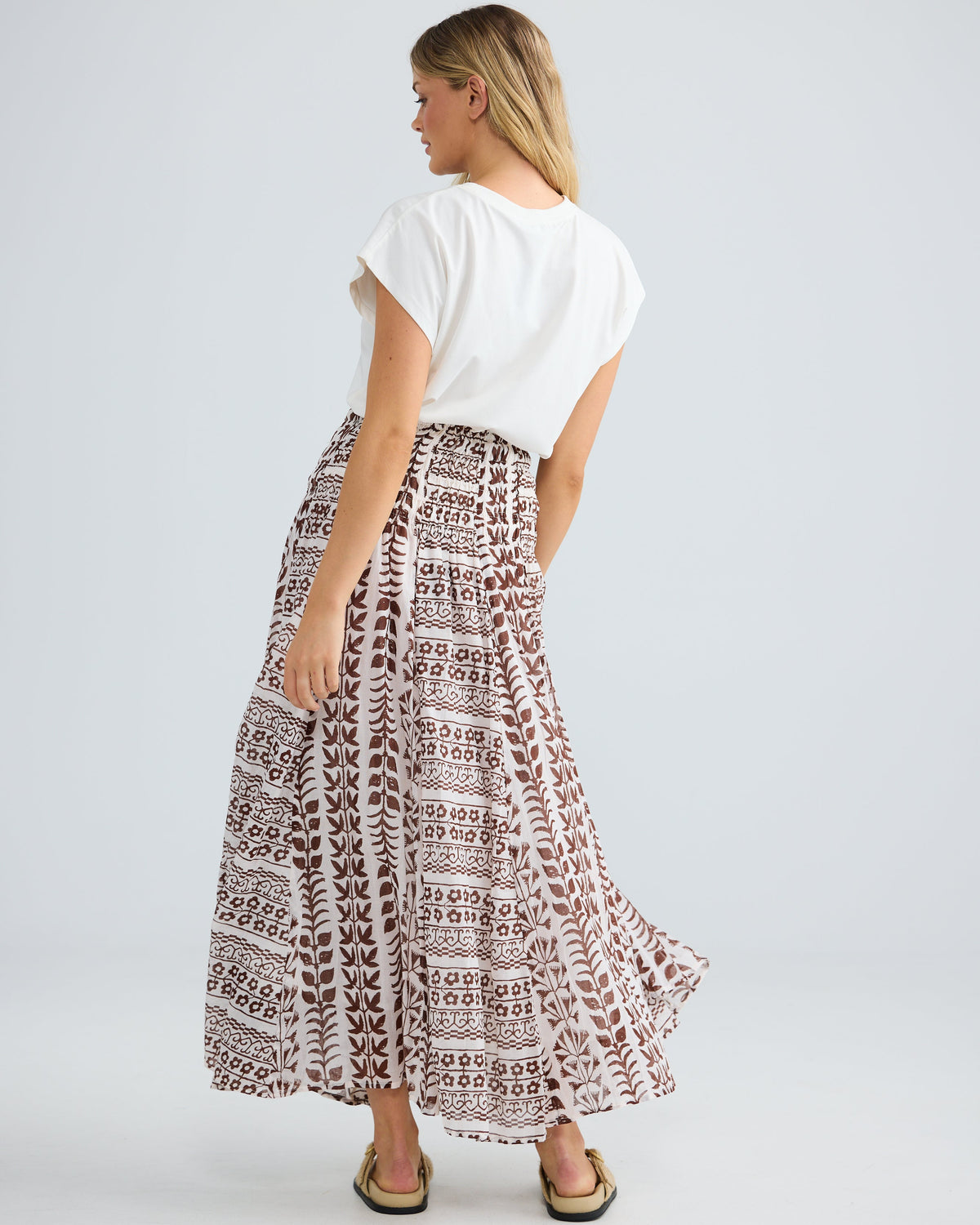 BALMORAL SKIRT CHOCOLATE PARO