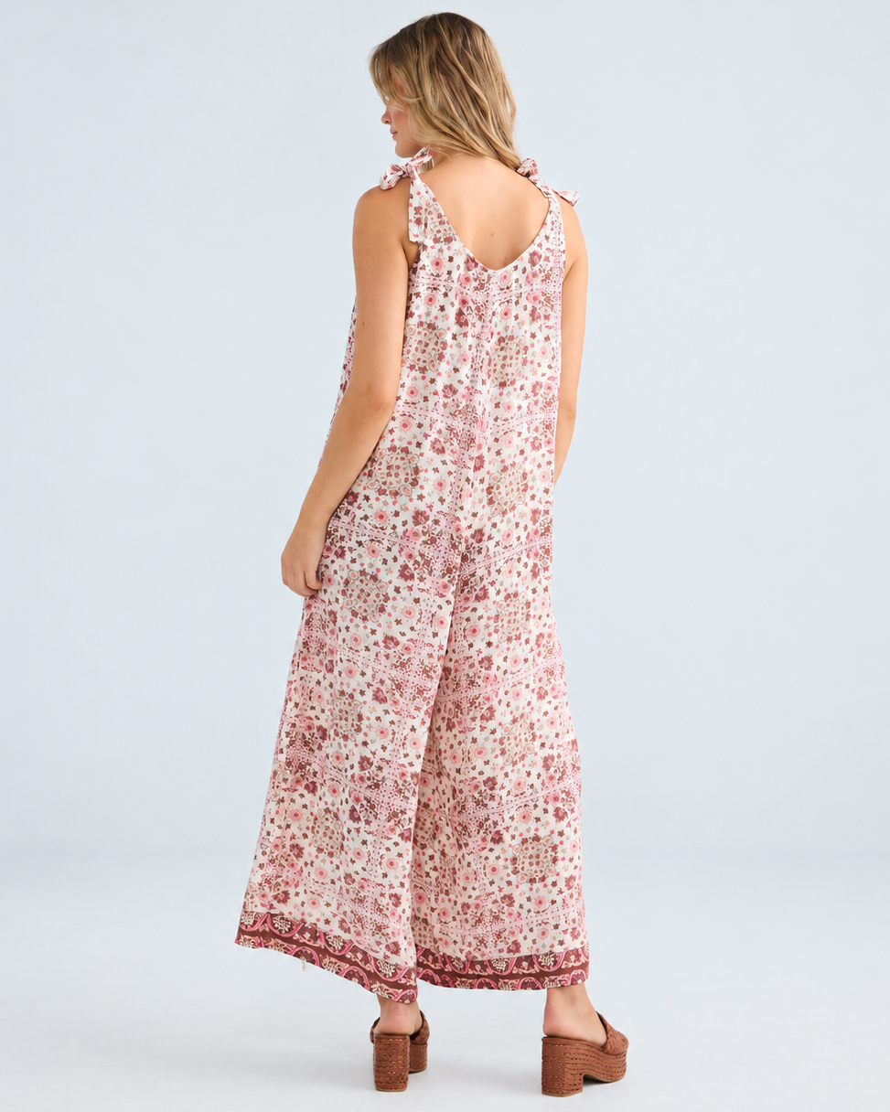 TEMPLE JUMPSUIT CHAI FLORAL