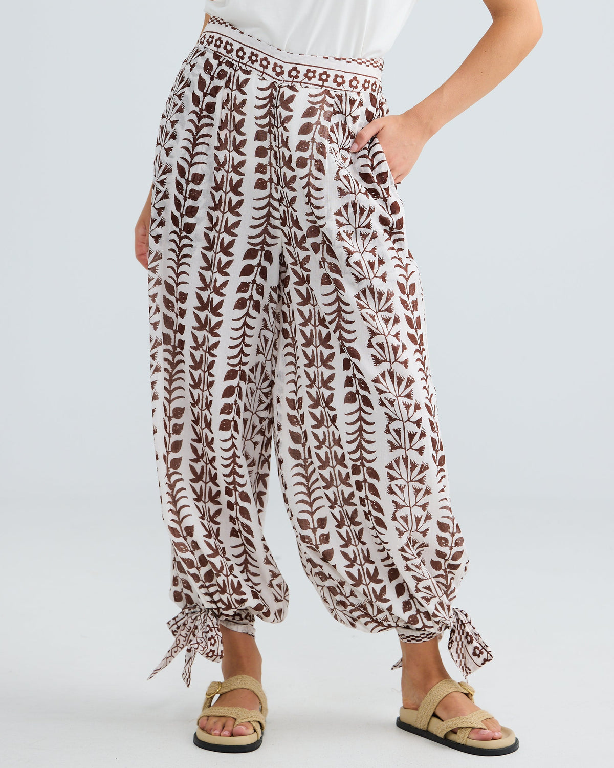 CLAIRO PANT CHOCOLATE PARO