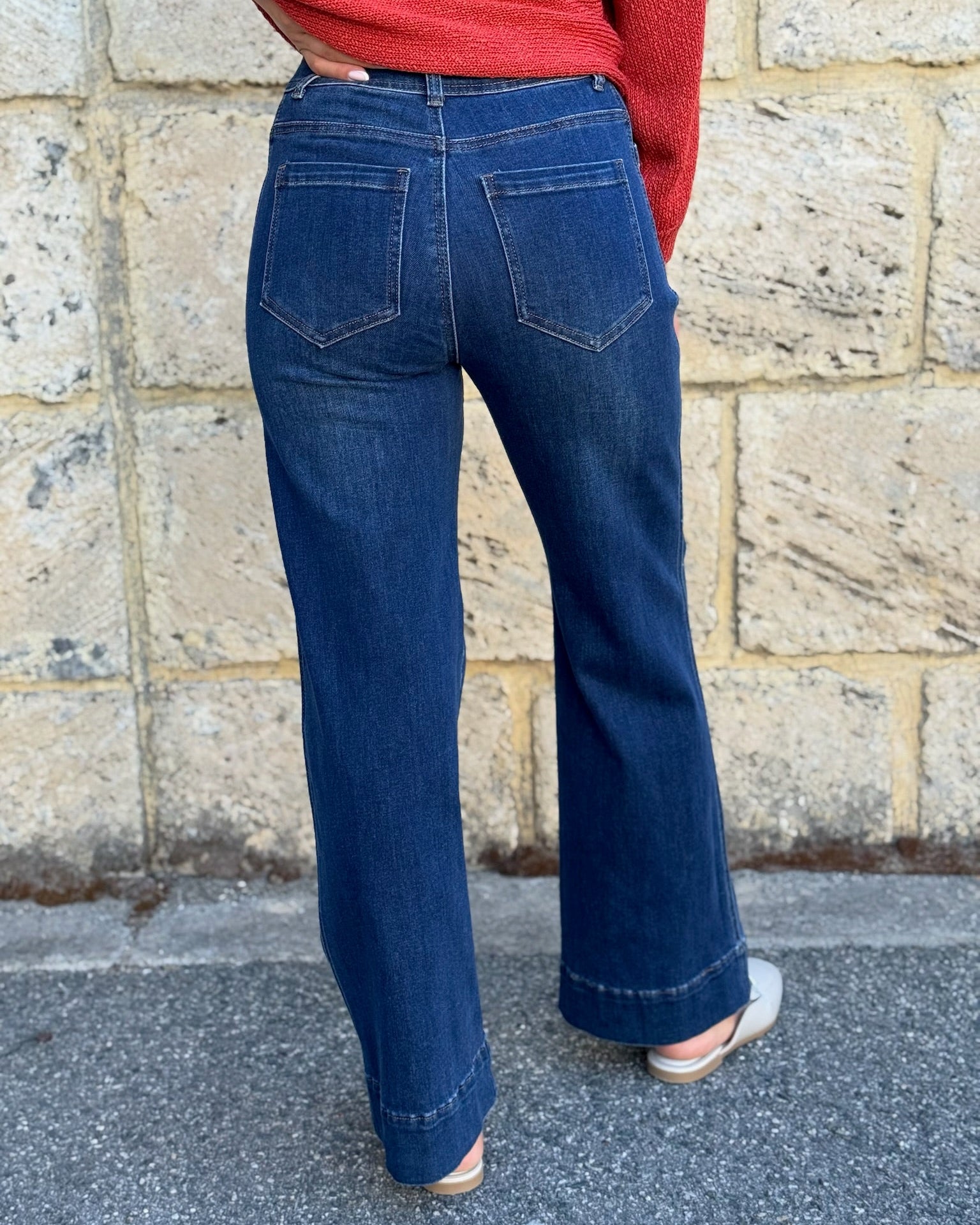 THAT 70S DENIM JEANS DARK BLUE