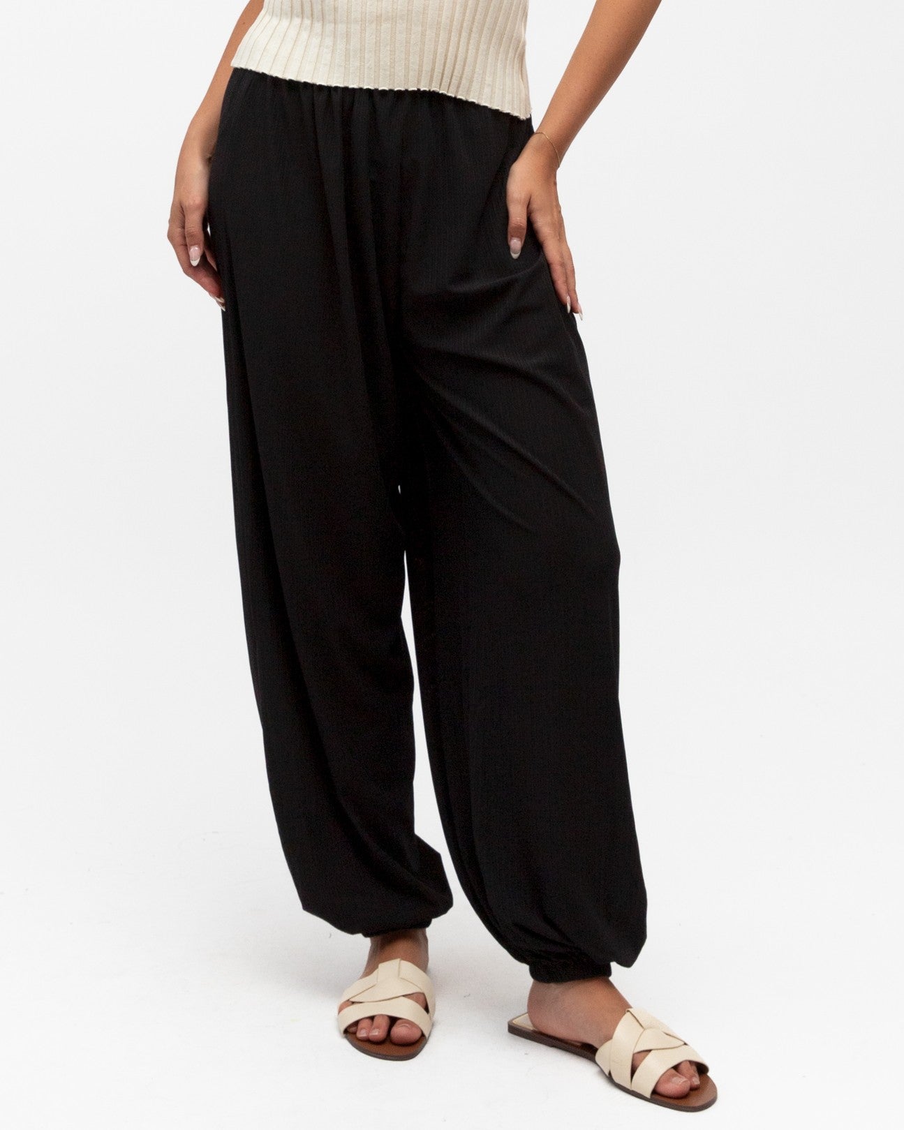 OASIS BALLON PANT BLACK
