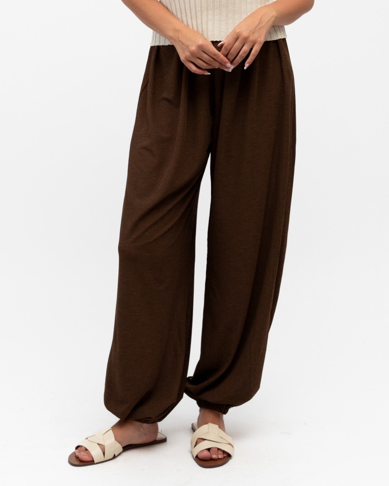 OASIS BALLOON PANT CHOCOLATE