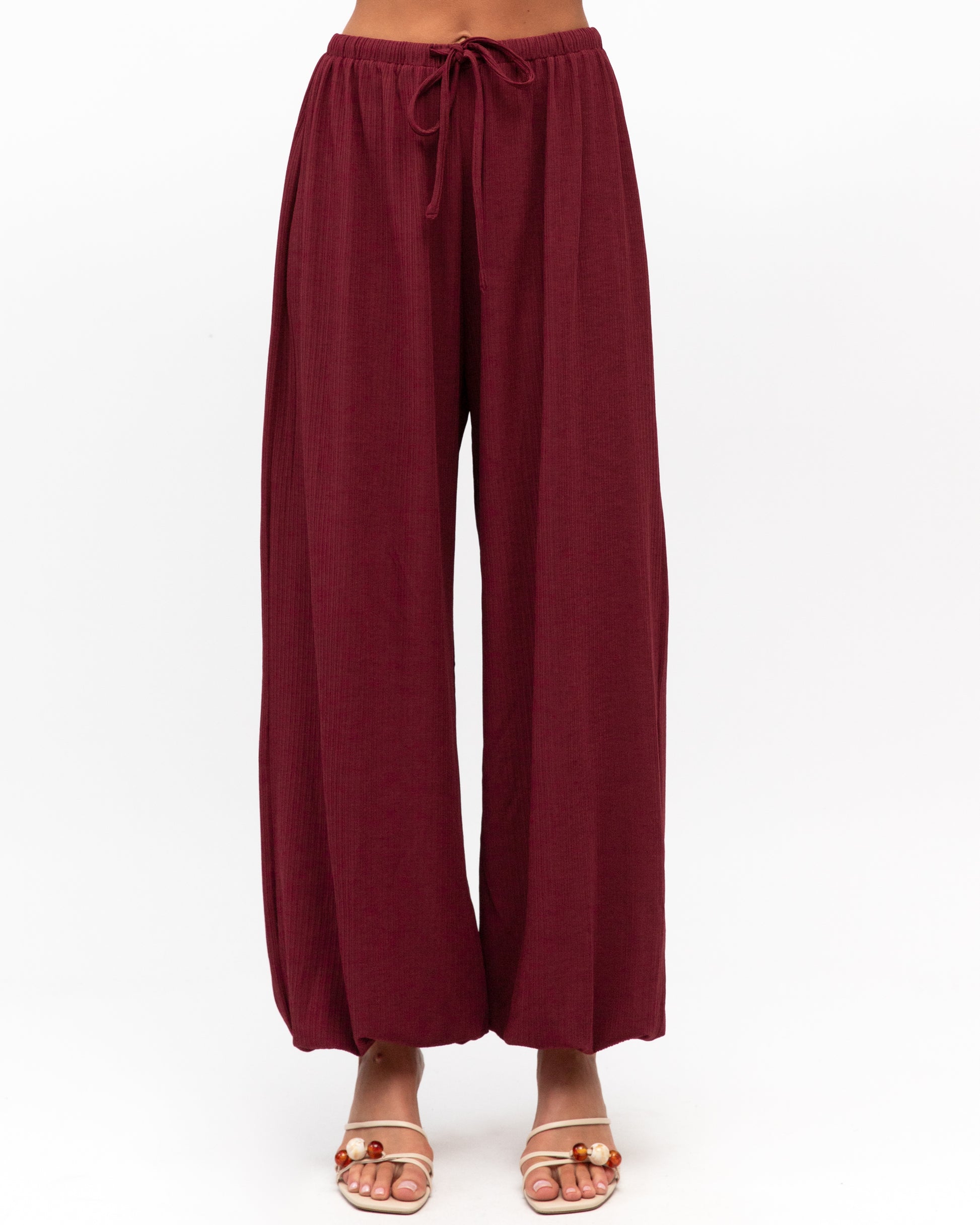 OASIS BALLON PANT MERLOT