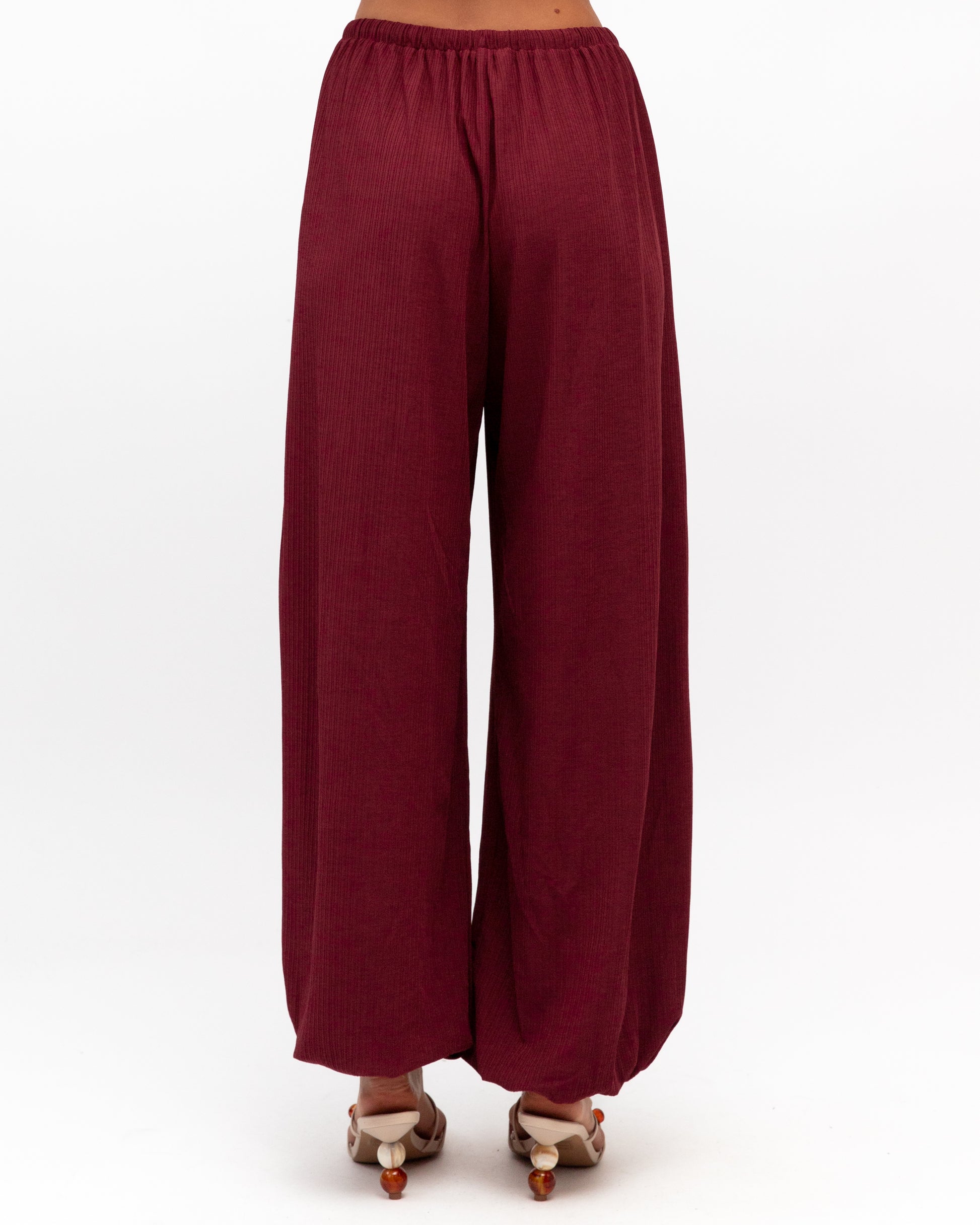 OASIS BALLON PANT MERLOT