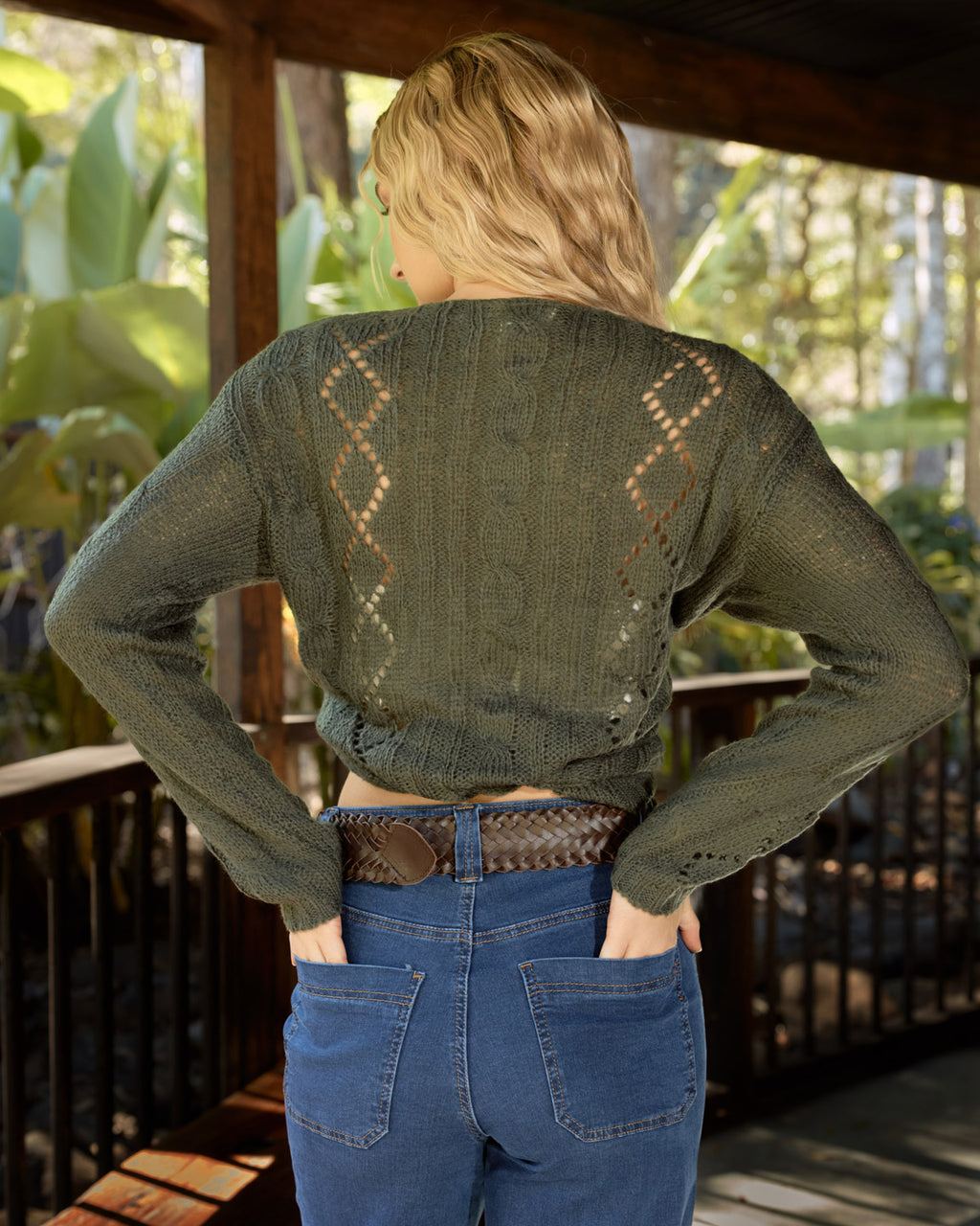 WILLOW CARDIGAN OLIVE