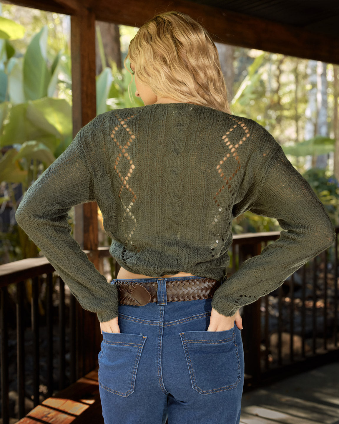 WILLOW CARDIGAN OLIVE