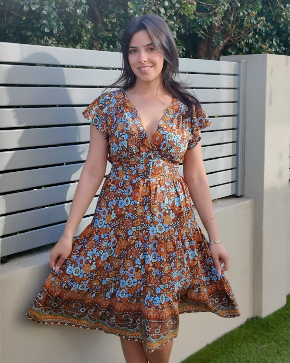SHAE MINI DRESS AFTERGLOW