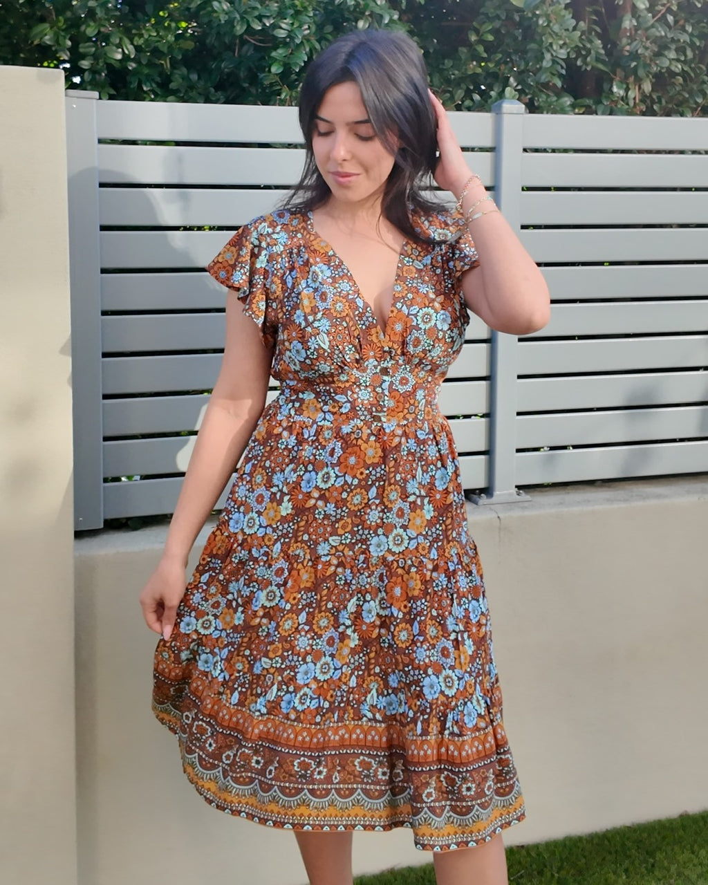 SHAE MINI DRESS AFTERGLOW