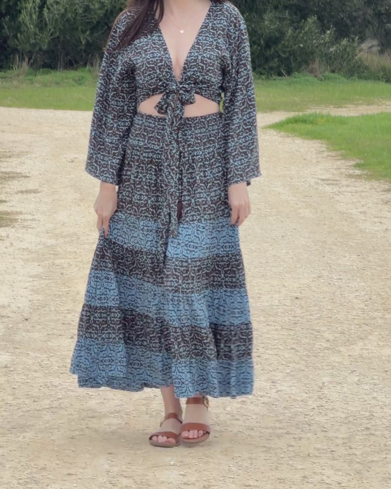 EMILY MAXI SKIRT SIROCCO