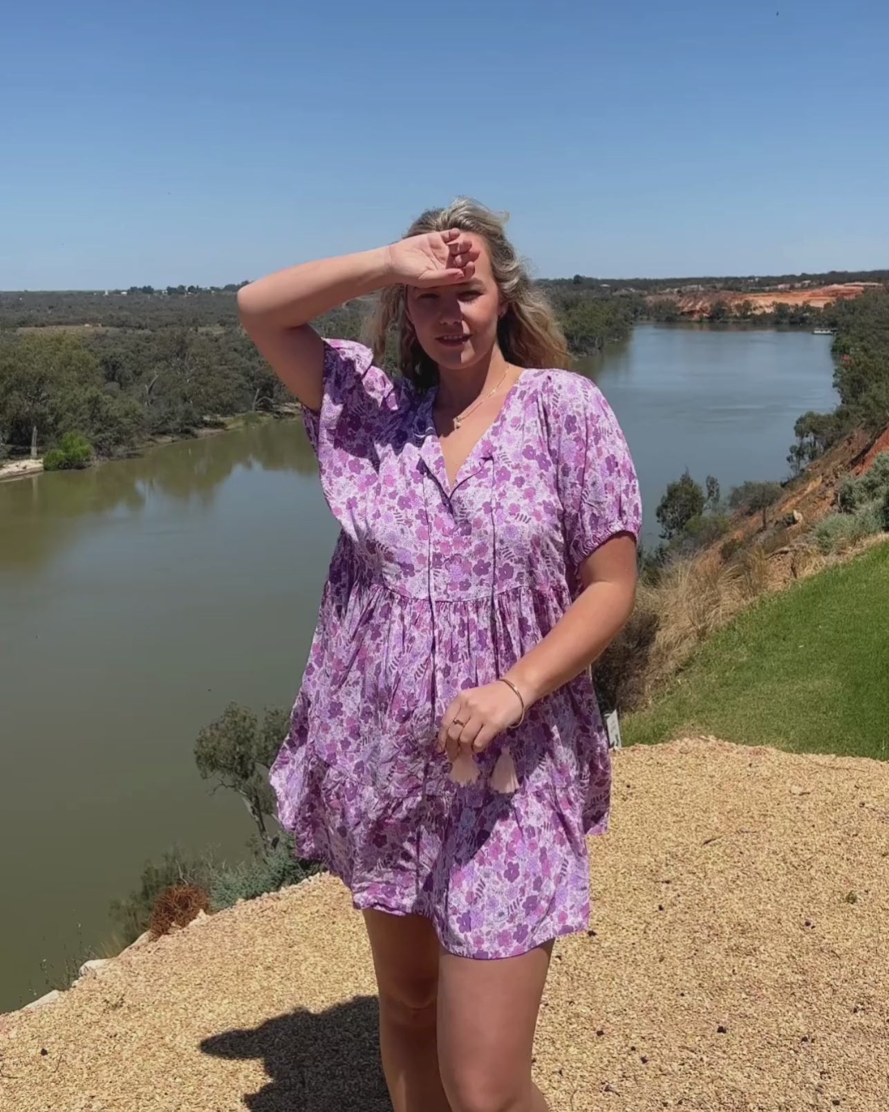 NINA MINI DRESS WILDBERRY
