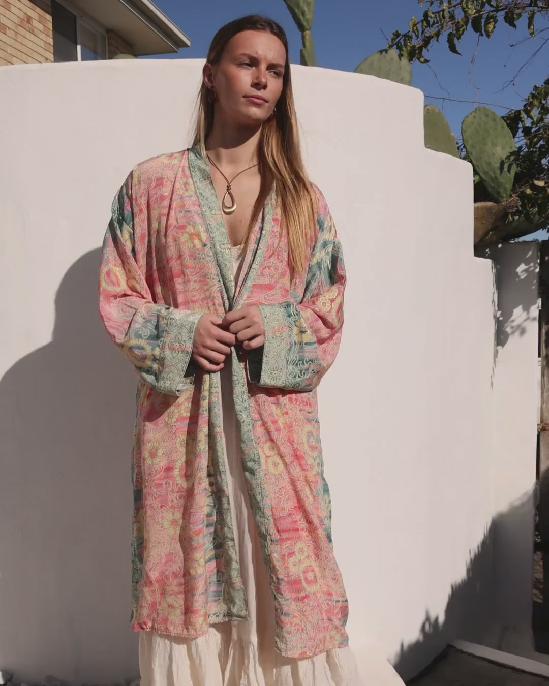 SOLARA MIDI KIMONO PARADISE
