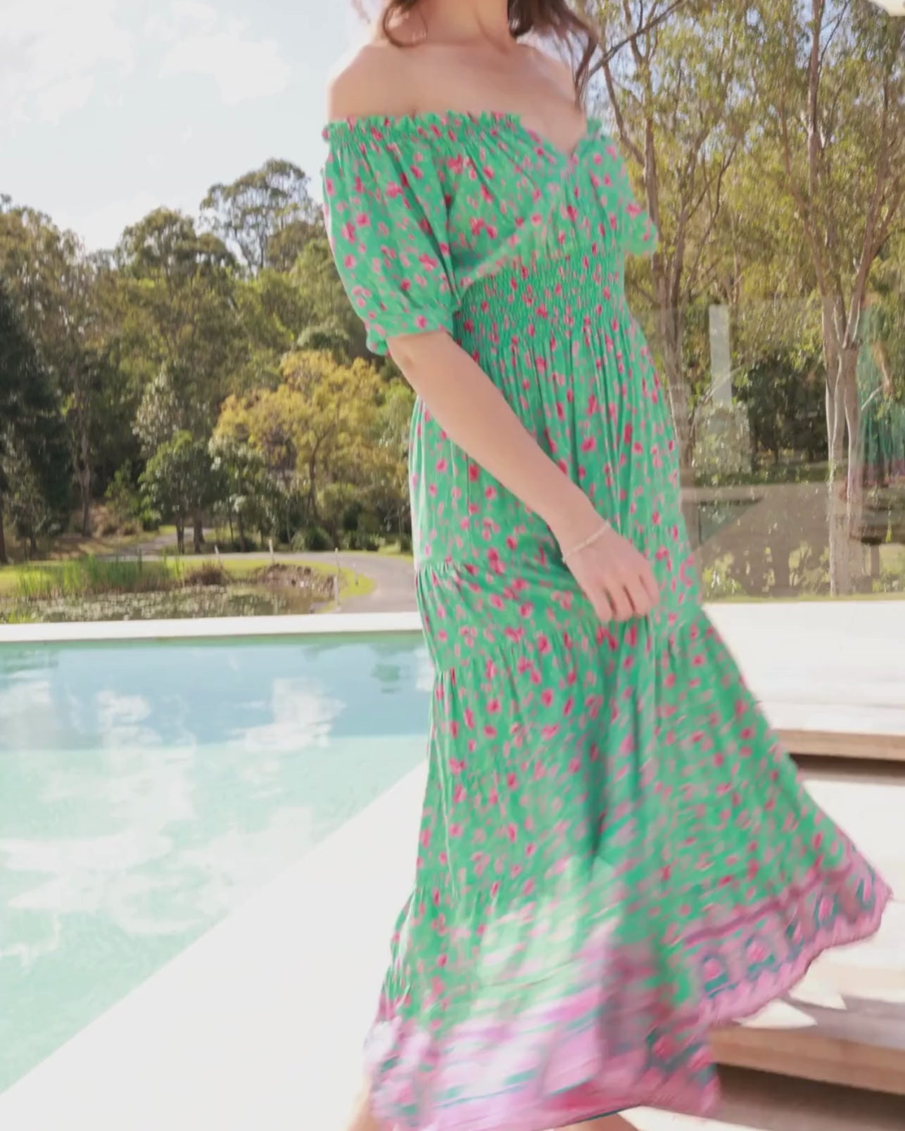 ADORE MAXI DRESS OPAL DREAM