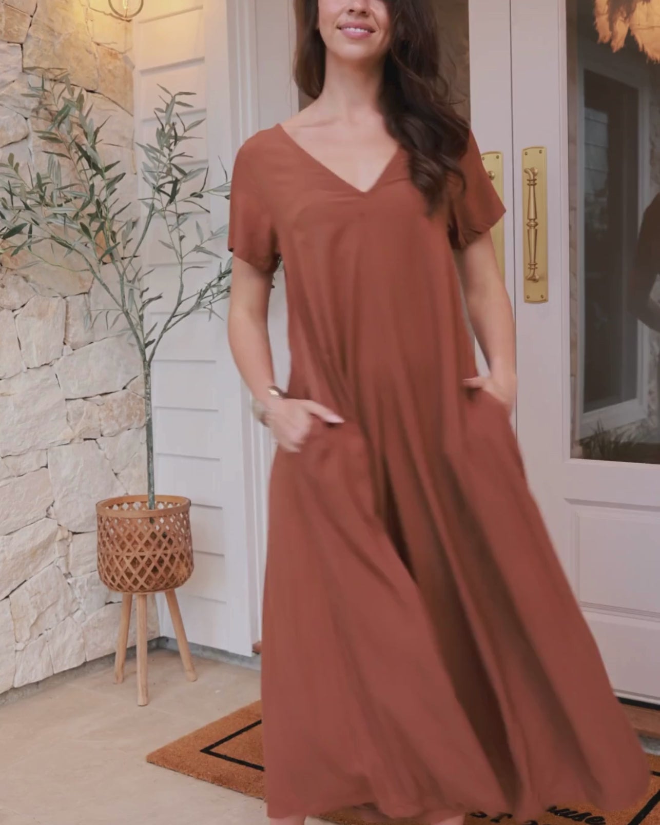 HARLOW JUMPSUIT CHOCOLATE