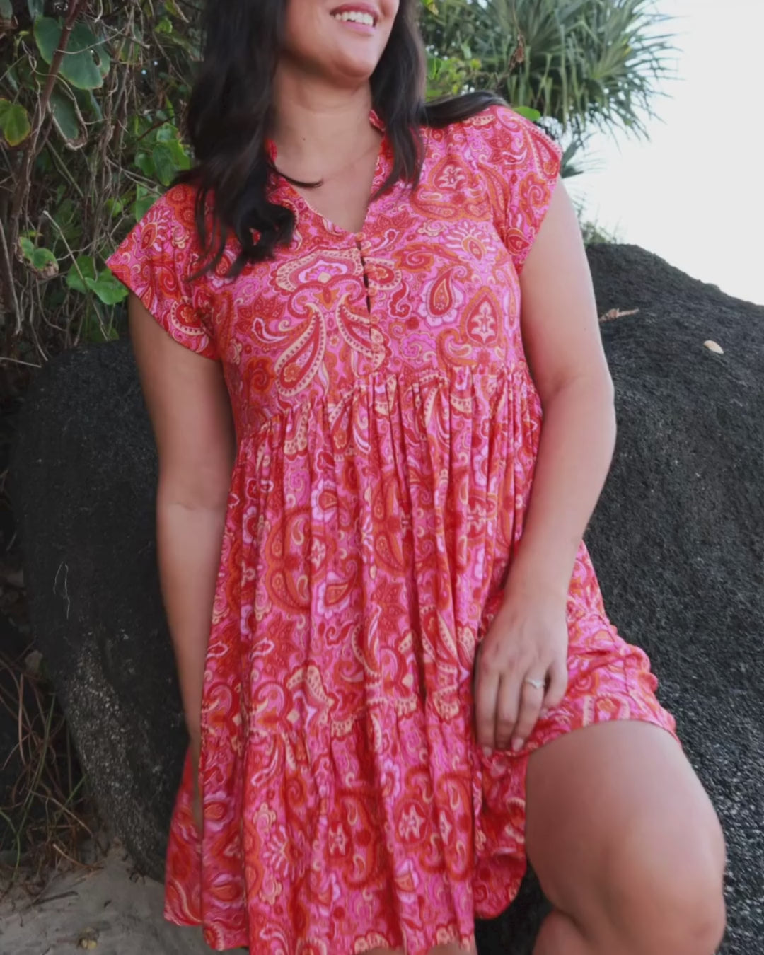 ESME MINI DRESS RISING SUN
