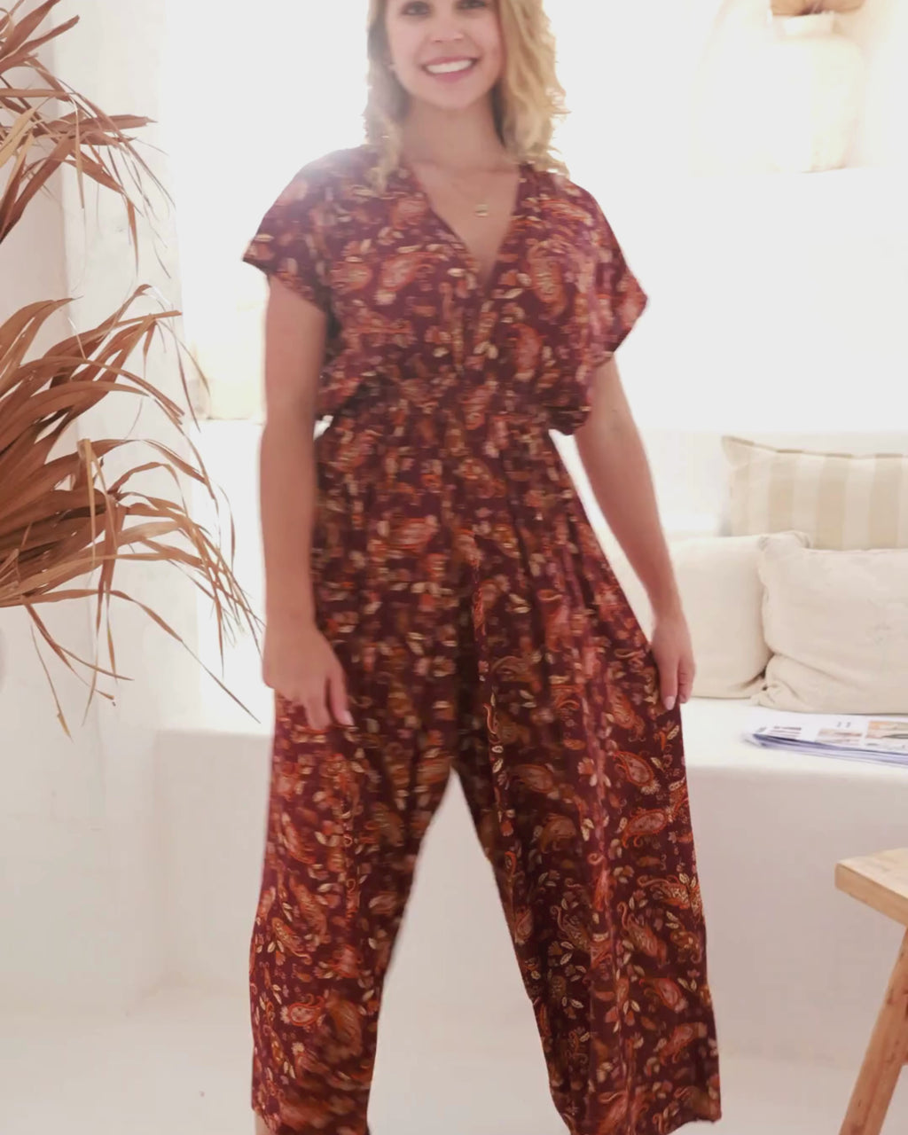 HEIDI JUMPSUIT SALTED CARAMEL