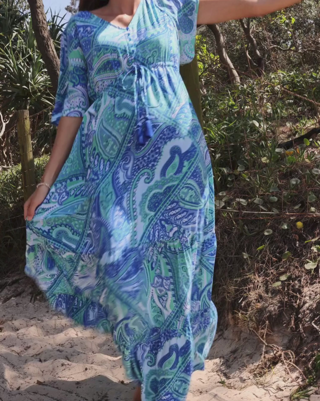 MARA MAXI DRESS CASCADE