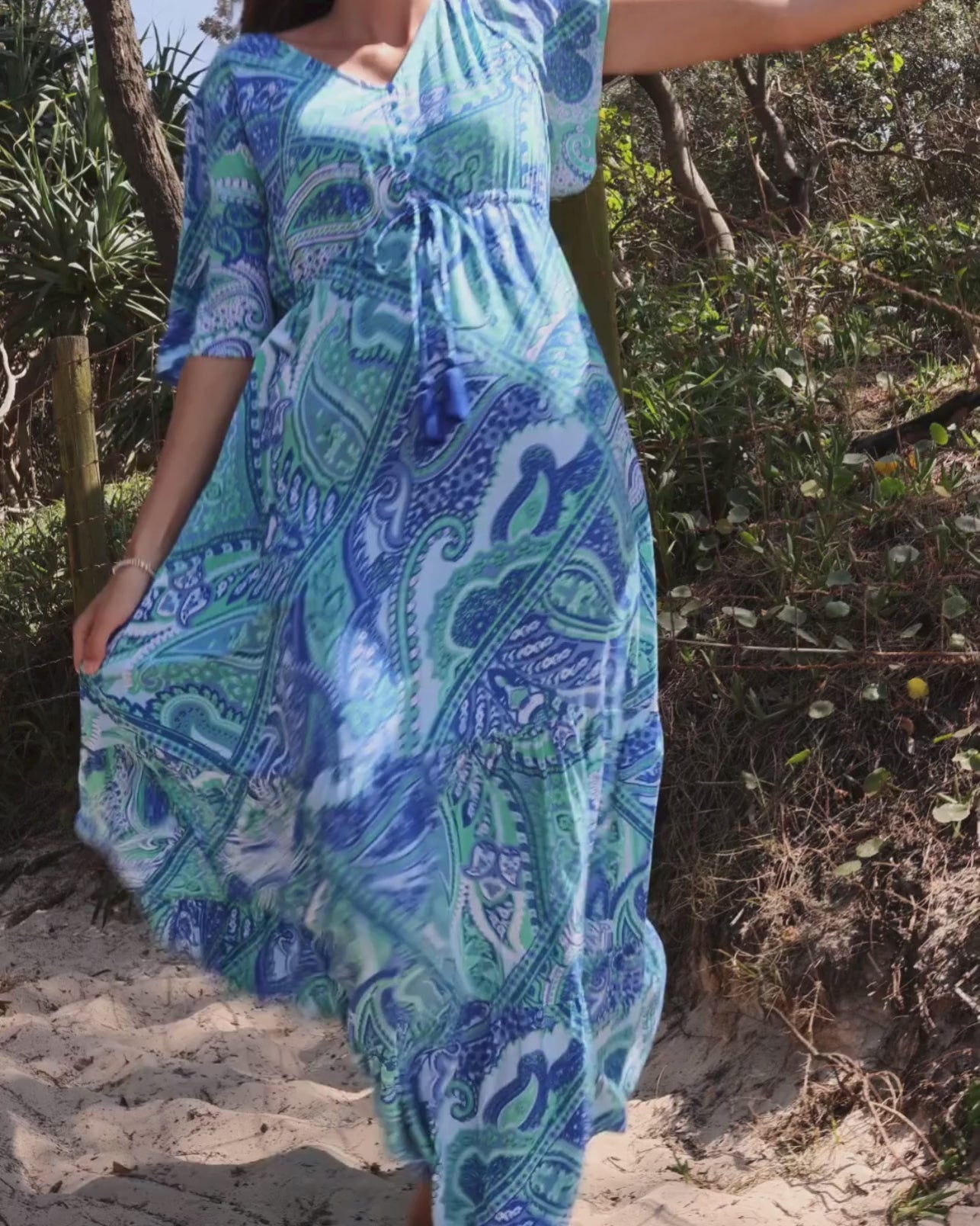MARA MAXI DRESS CASCADE