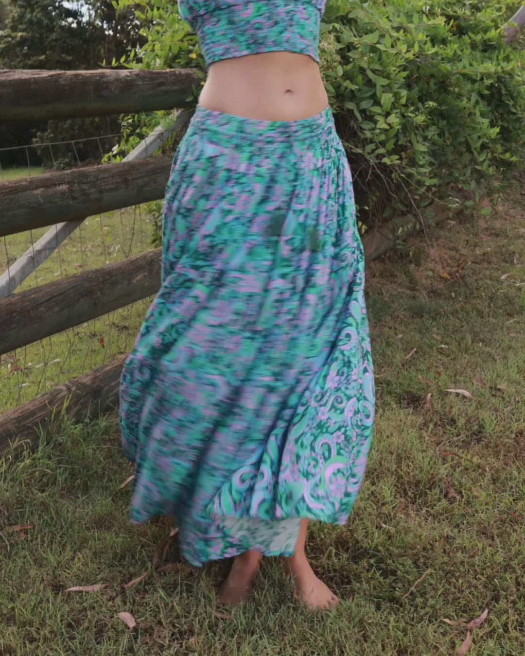 OAKLEY MAXI SKIRT SUMMER OF LOVE